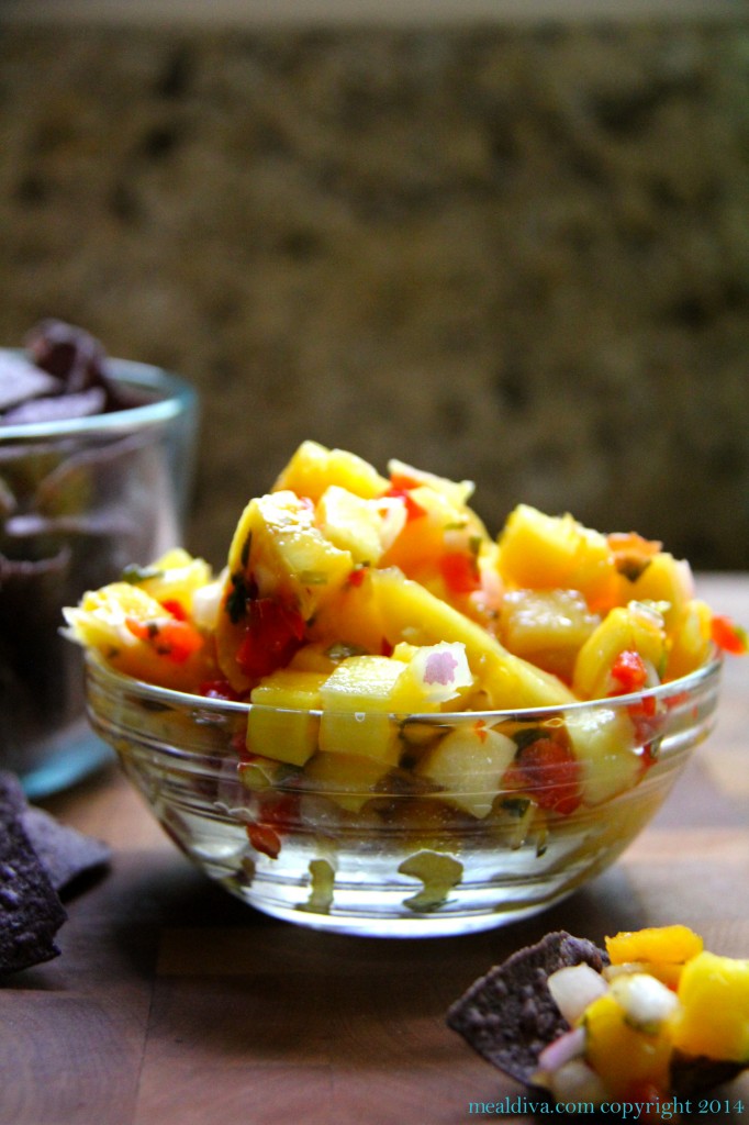 Mango Red Pepper & Cilantro Salsa — MealDiva