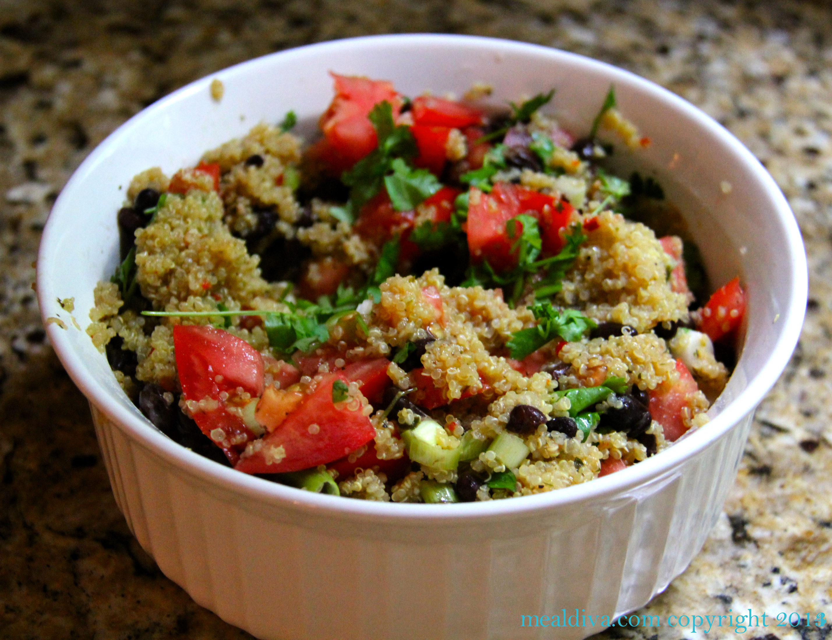 Vegetable Quinoa Salad with Lemon