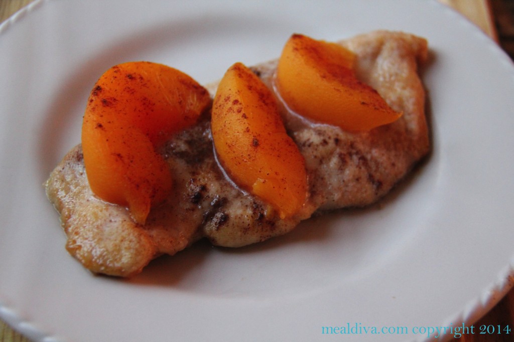 chicken with peaches 6
