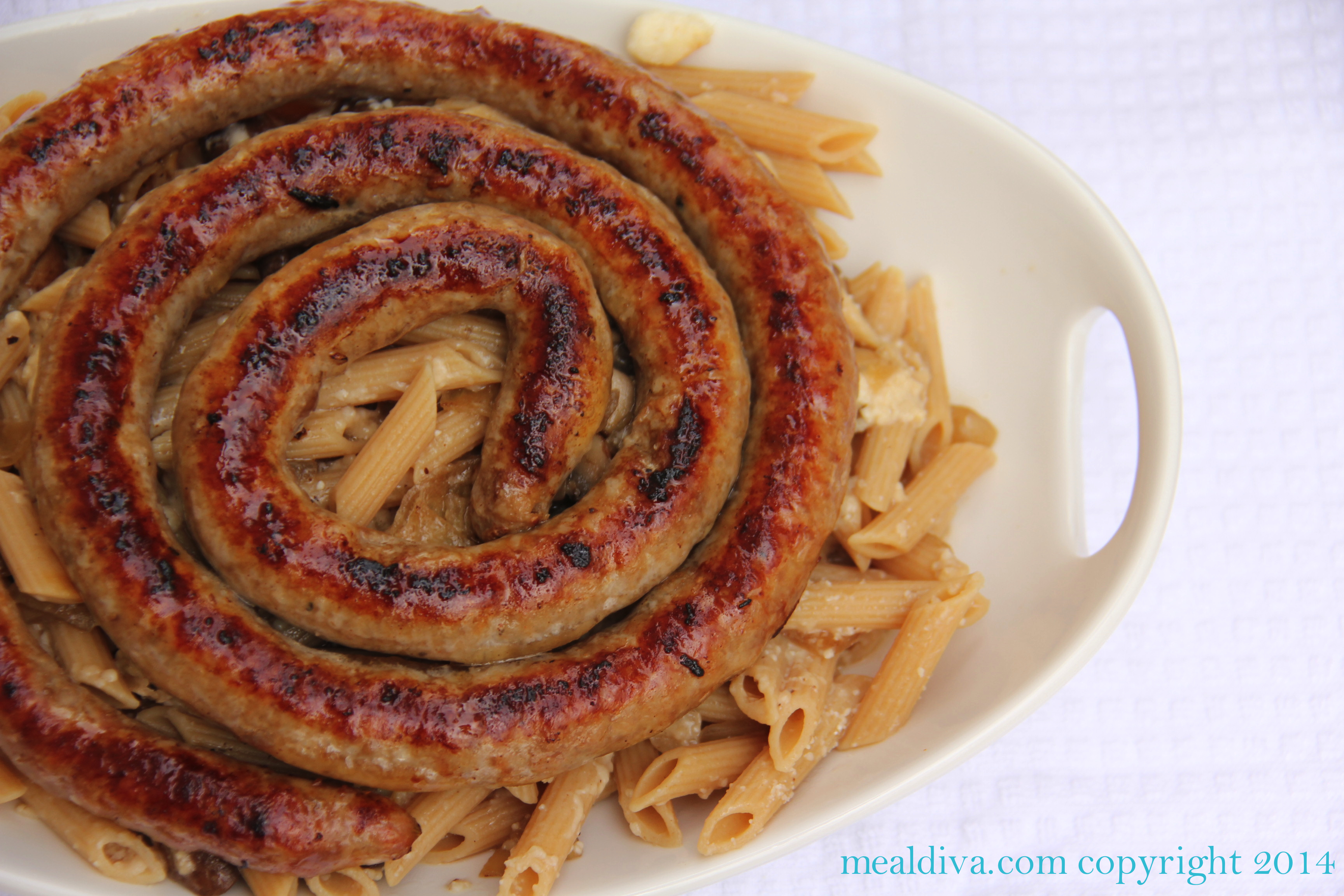 Out-Of-This-World Sausage & Mushroom Pasta