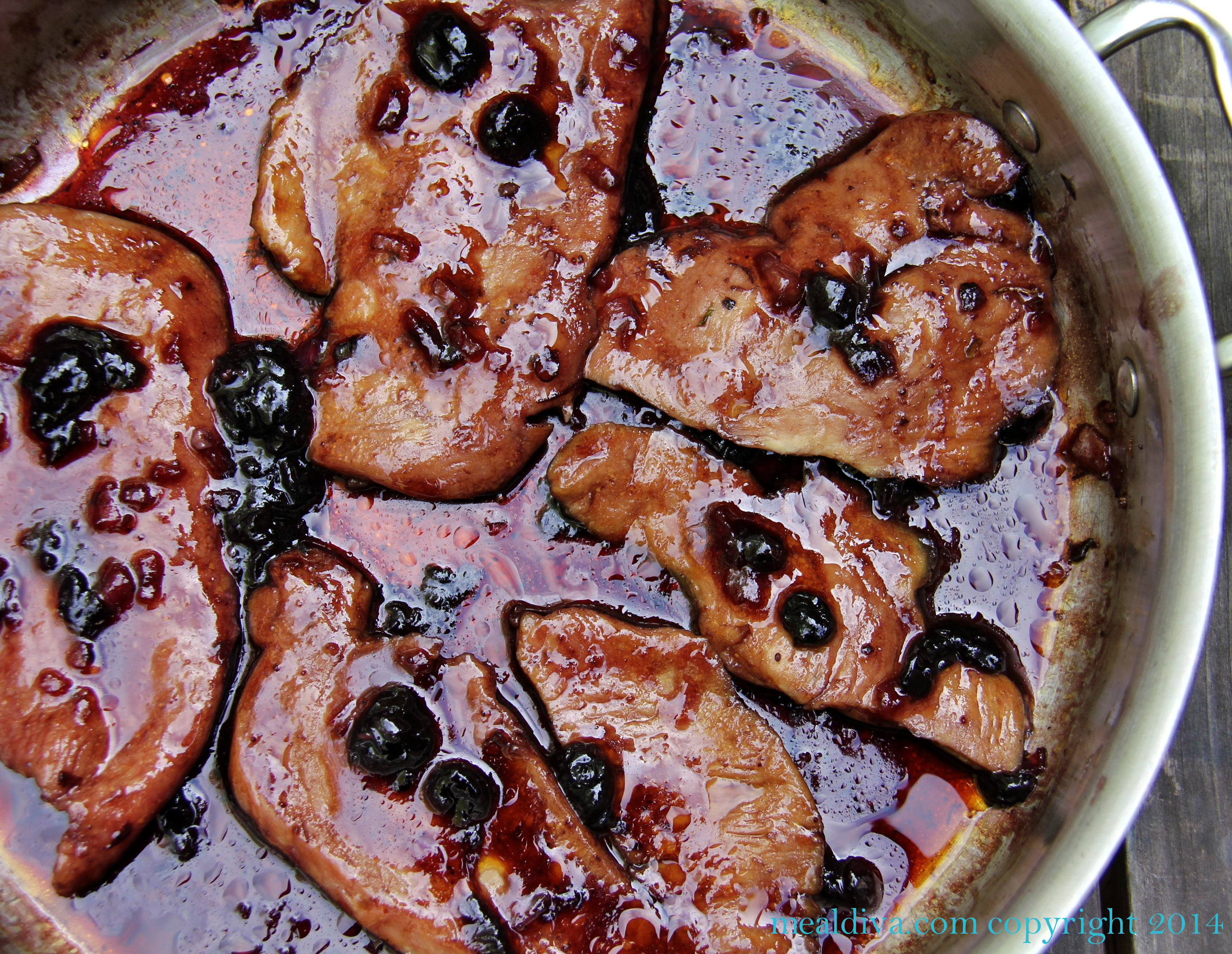 Blueberry Chicken: a fast weeknight meal