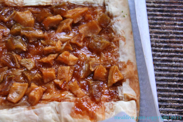 filo pastry apple tart recipe