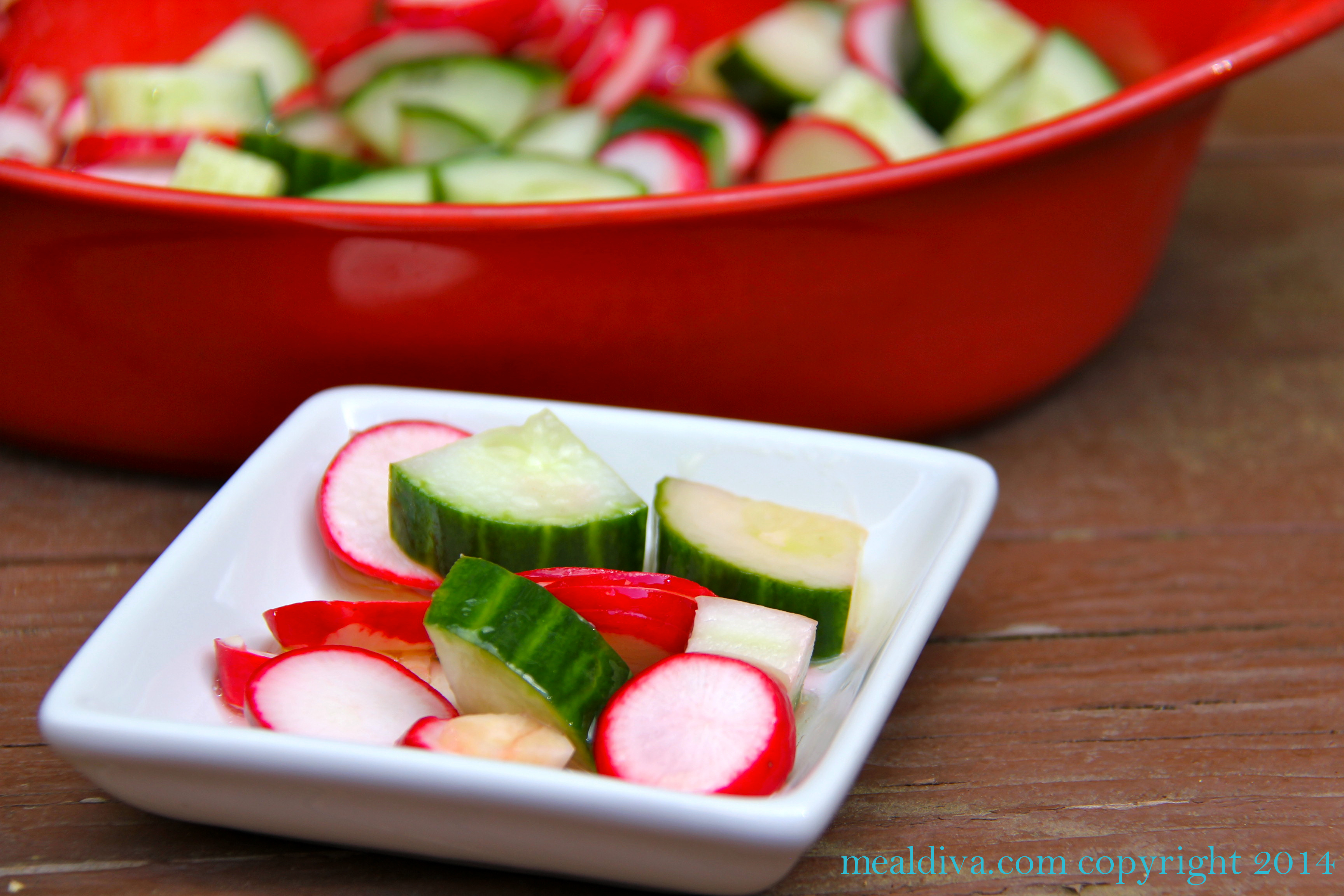 Radish & Cucumber Salad