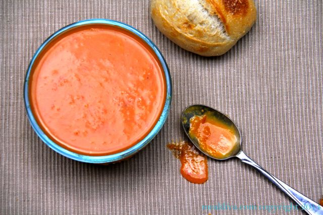 Perfectly Simple Butternut Squash & Tomato Soup
