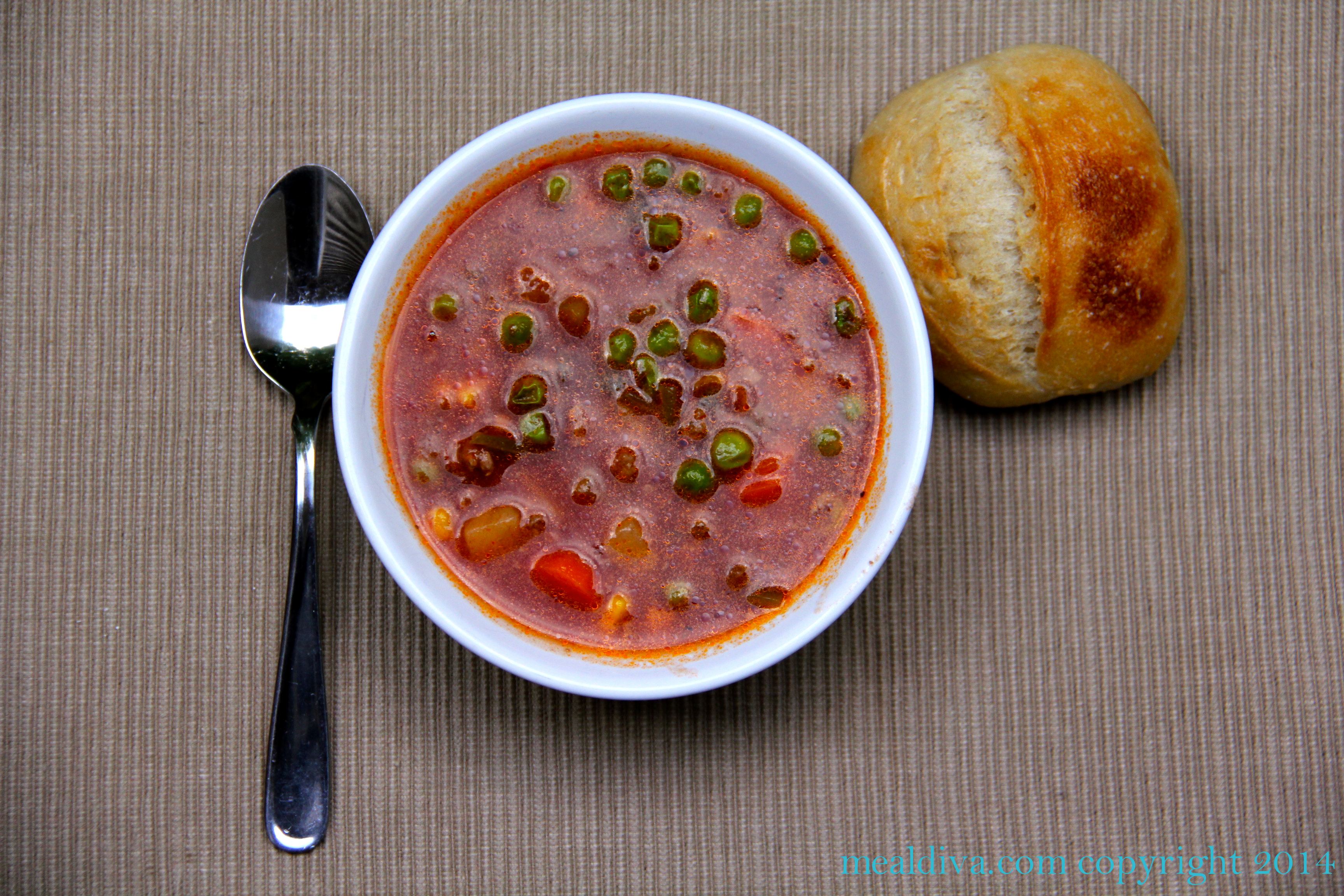 15-Minute Beef Soup #WeekdaySupper