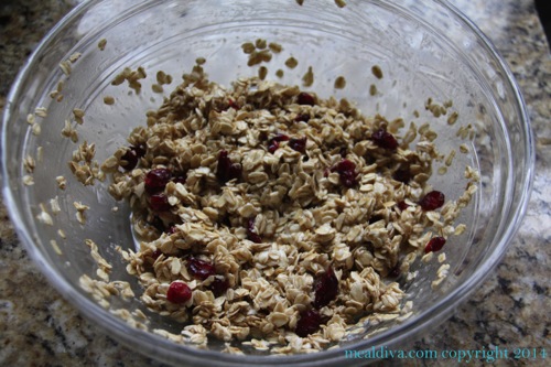 cranberry oatmeal cookies 3
