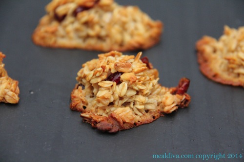 cranberry oatmeal cookies 6