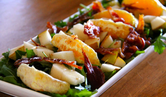 Winter Citrus and Bacon Salad