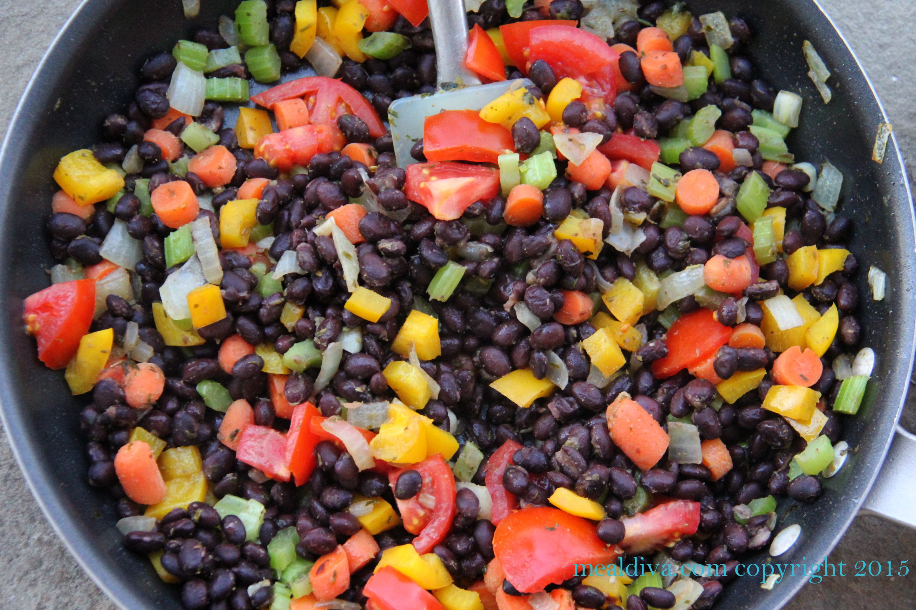 Vegetarian Cuban-Style Black Beans & Rice #SundaySupper