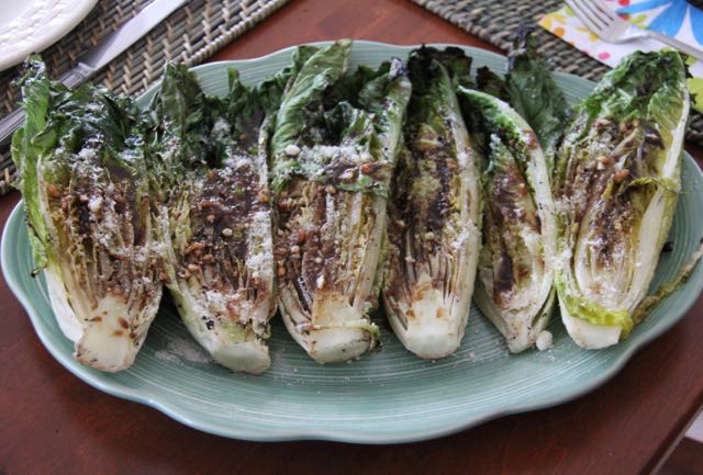 Knock You Naked Grilled Romaine Salad