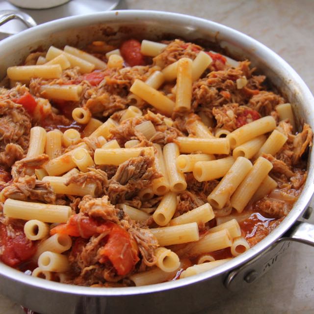 pulled pork ragu