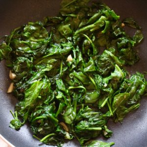garlic spinach sauté