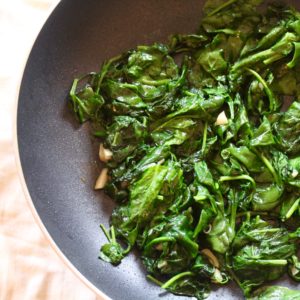 garlic spinach recipe
