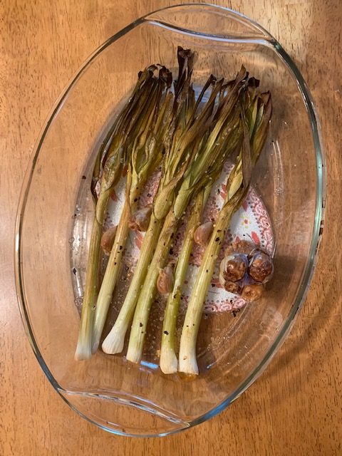 Deliciously Grilled Scallions