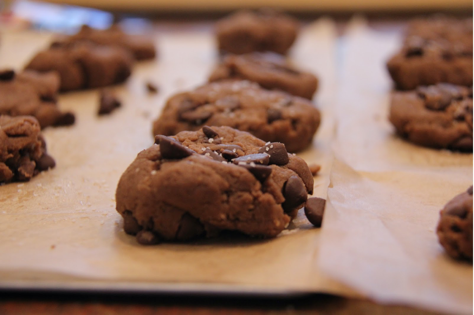 Gluten-Free Double Chocolate Chip Cookies