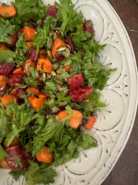 Roasted Beet & Carrot Salad