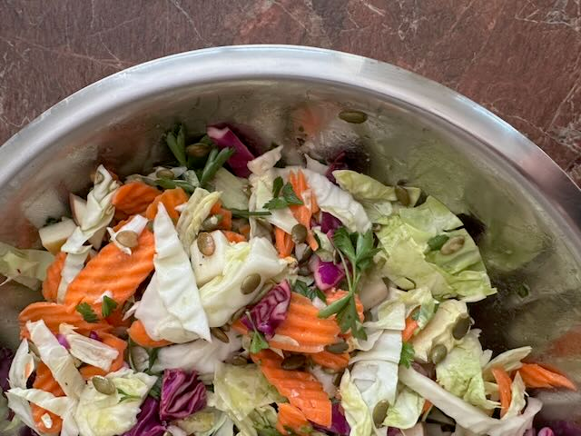Red and Green Cabbage Salad
